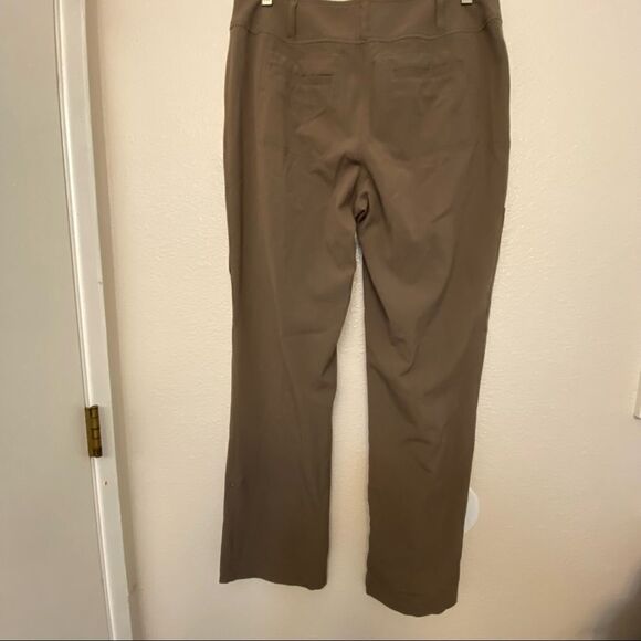 Chicos tan brown khaki chino Utility style pants with zippers -size 1/M/8 - Picture 5 of 11